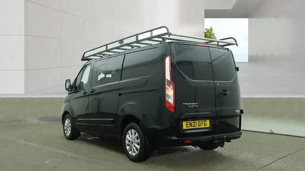 Used Ford Transit Custom Limited 170 HP (125 kW) 2021 Black Van