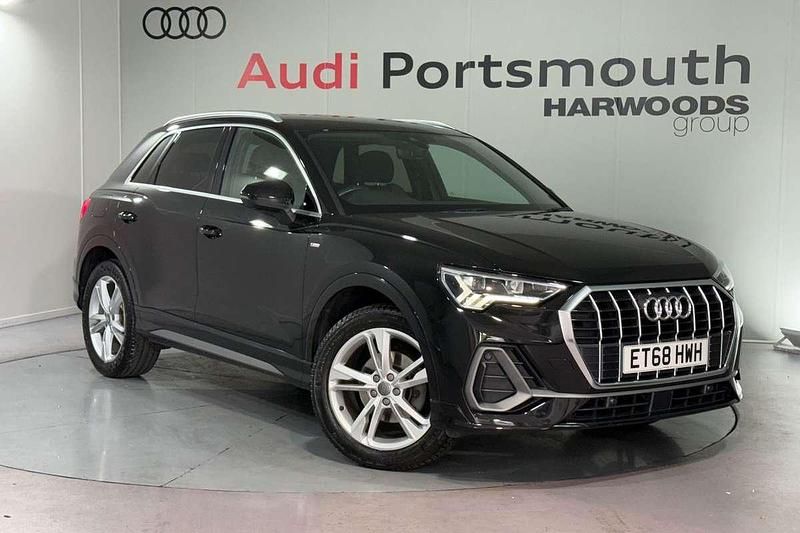 Black Used 2019 Audi Q3 S-Line SUV | £21,990 (Fair price) - Image 1/4