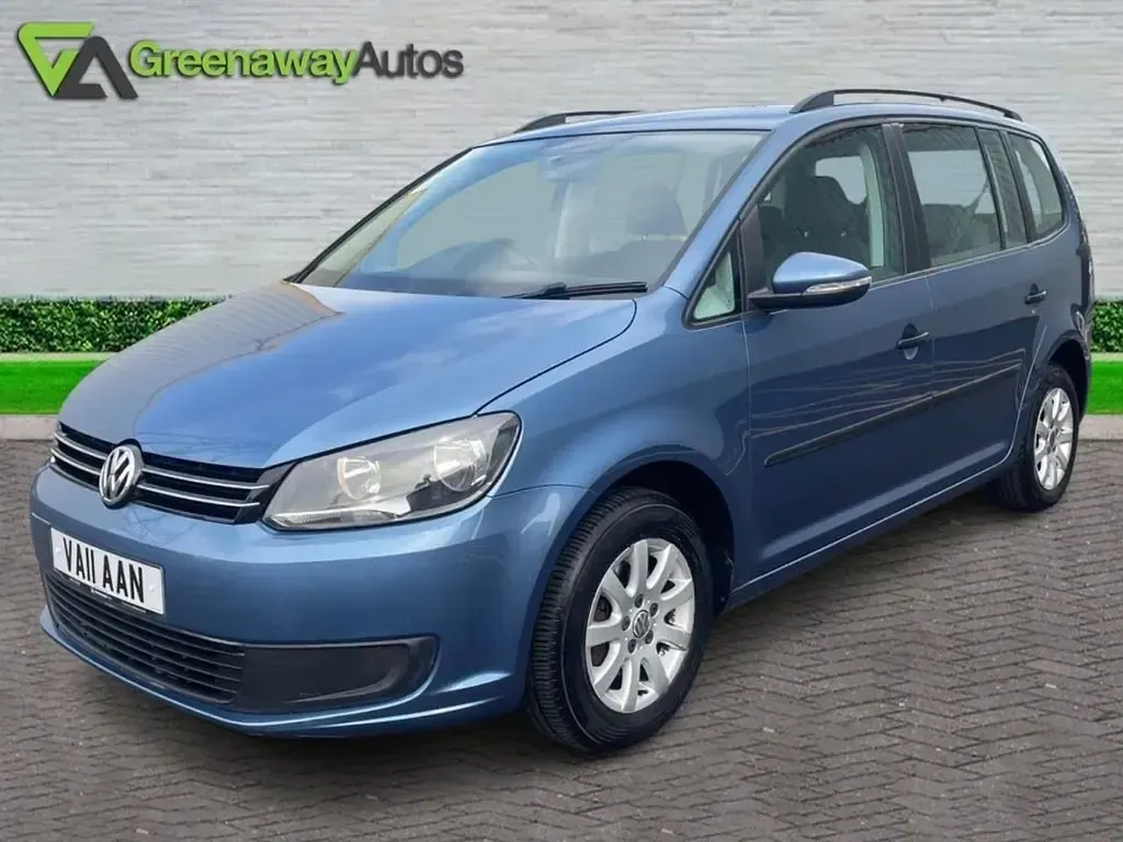 Used VW Touran S 105 HP (77 kW) 2011 Blue MPV