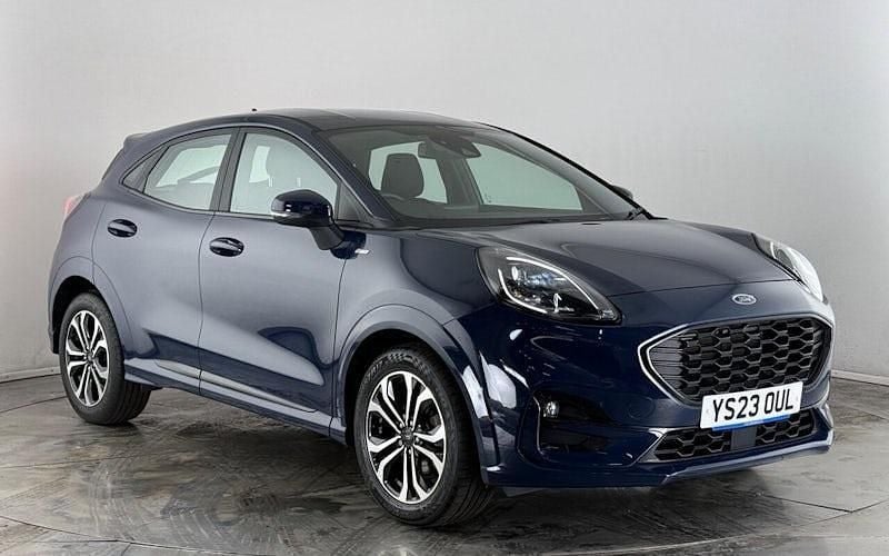 Blue Used 2023 Ford Puma Gen-E ST-Line Hatchback | £15,600 (Good price) - Image 1/3