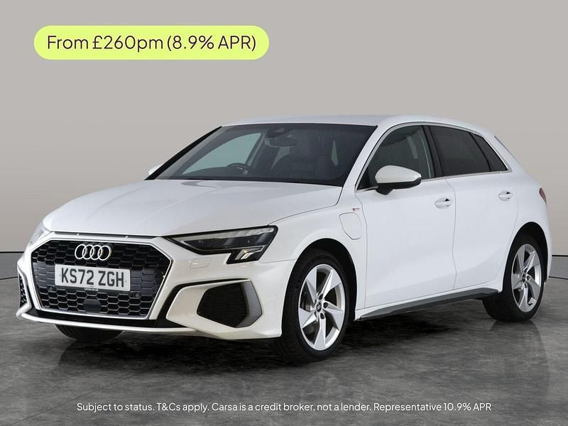 Used Audi A3 e-tron S-Line 2023 White Hatchback