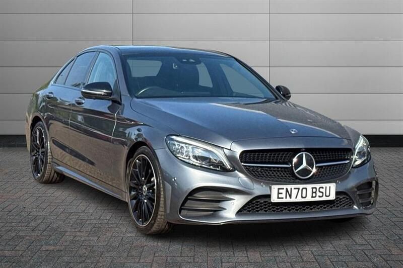 Selenite grey Used 2021 Mercedes C300 AMG line Sedan | £24,795 (Fair price) - Image 1/4