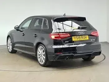 Used Audi A3 Black Edition 116 HP (85 kW) 2019 Black Sedan
