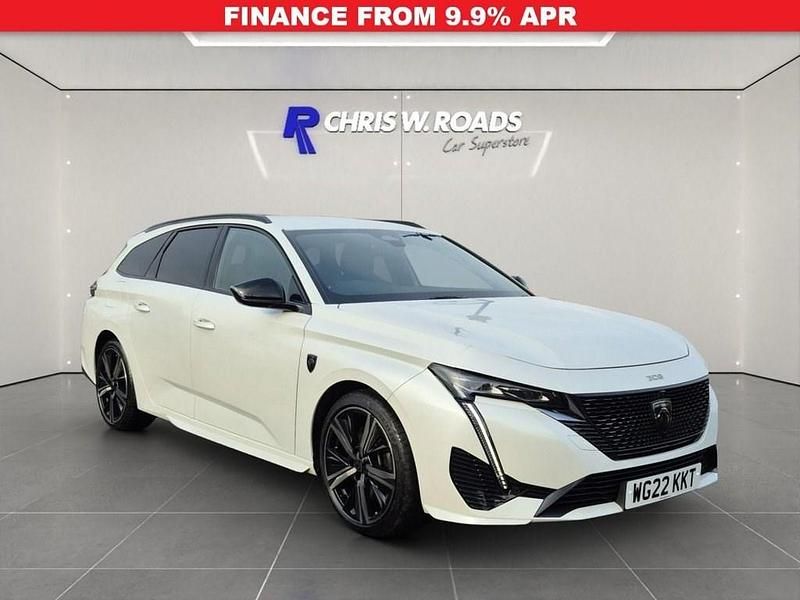White Used 2022 Peugeot 308 SW Premium Estate | £19,000 (Fair price) - Image 1/3
