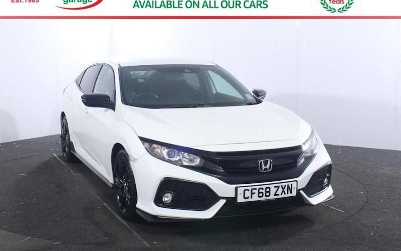 Used Honda Civic Sport 126 HP (92 kW) 2019 White Hatchback