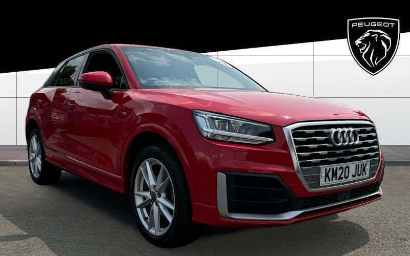 Red Used 2020 Audi Q2 S-Line SUV | £18,961 (Fair price) - Image 1/4