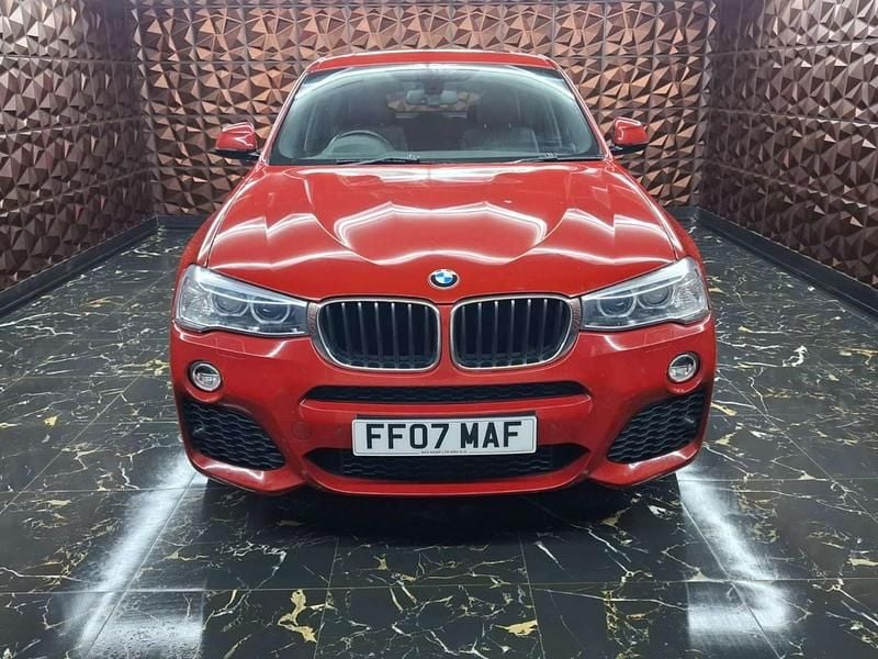 Used BMW X4 M Sport 190 HP (139 kW) 2015 Red SUV