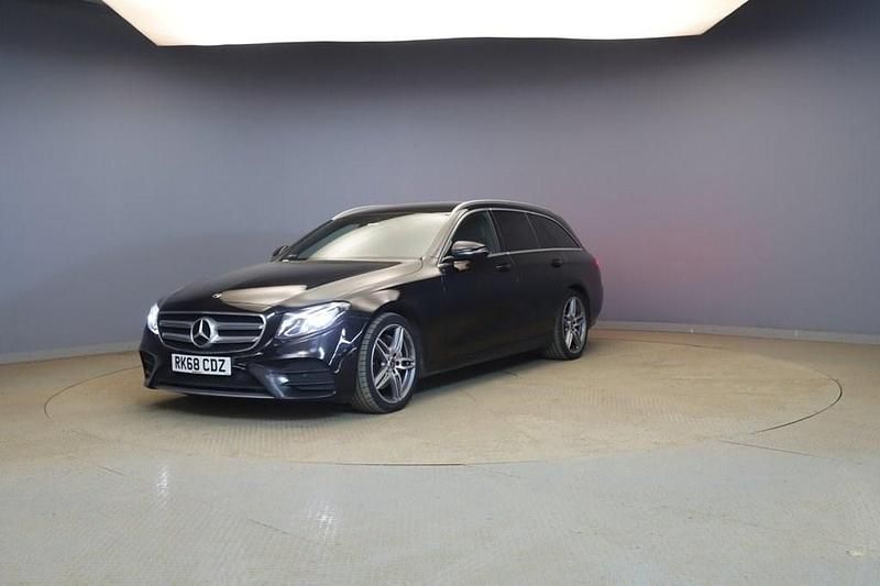 Used Mercedes E220 AMG line 2018 Black Estate