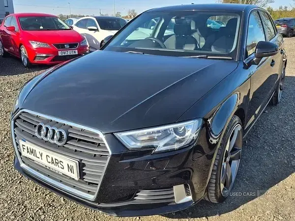 Begagnad Audi A3 Sport 150 HK (110 kW) 2018 Svart Sedan