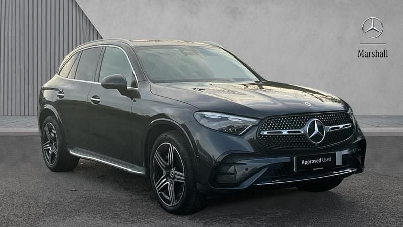Obsidian black metallic Used 2019 Mercedes GLC300 AMG Line Premium | £41,780 (Expensive) - Image 1/4