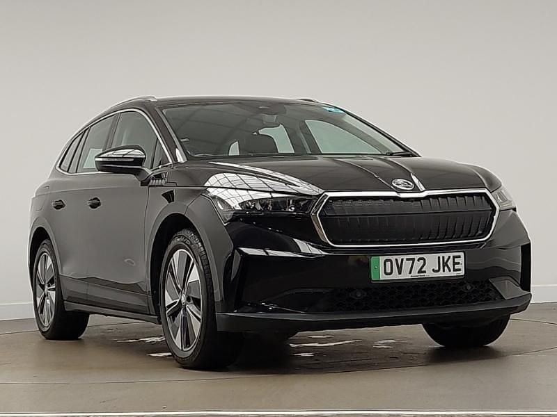Black Used 2022 Skoda Enyaq iV ecoSuite SUV | £18,998 (Fair price) - Image 1/4