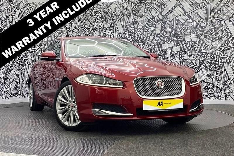 Red Used 2014 Jaguar XF Premium Luxury Sedan | £5,095 (Good price) - Image 1/1