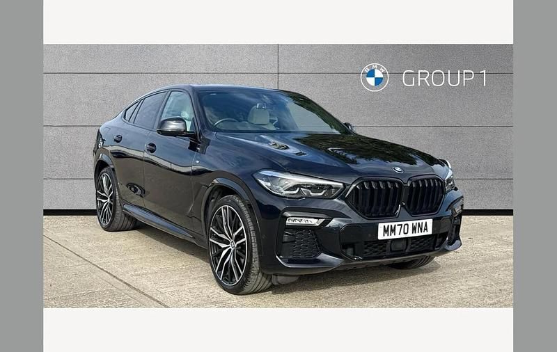 Used BMW X6 M Sport 333 HP (244 kW) 2021 Black SUV