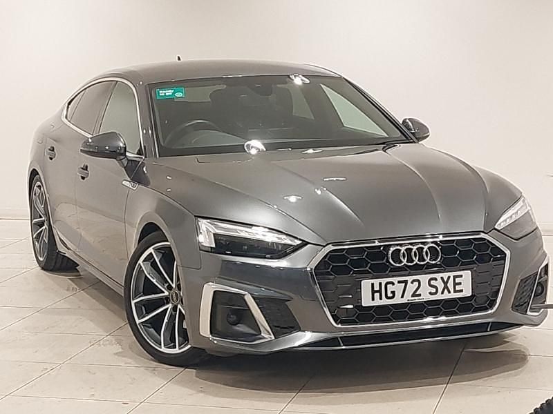 Grey Used 2022 Audi A5 S-Line Hatchback | £26,998 (Fair price) - Image 1/4