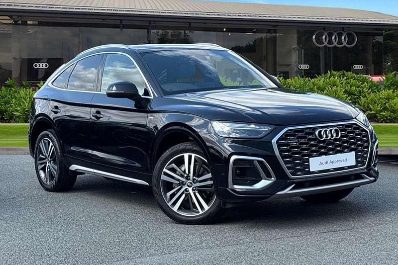 Black Used 2023 Audi Q5 Sportback S-Line SUV | £35,950 (Good price) - Image 1/4