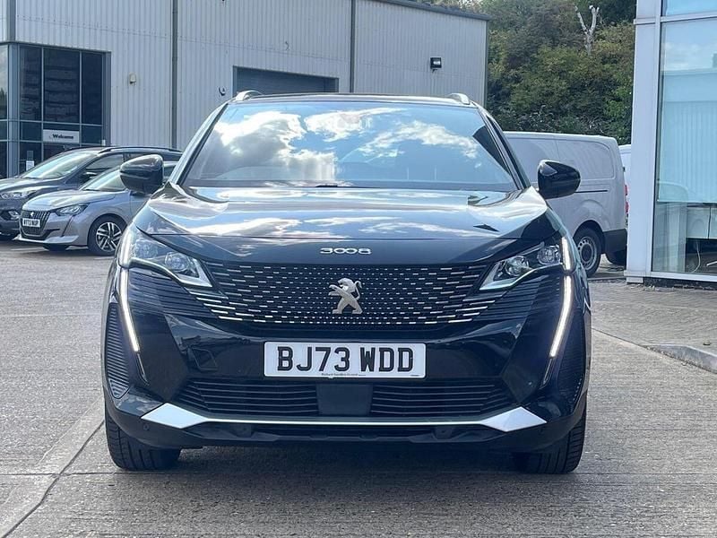 Black Used 2023 Peugeot 3008 GT SUV | £20,495 (Fair price) - Image 1/4