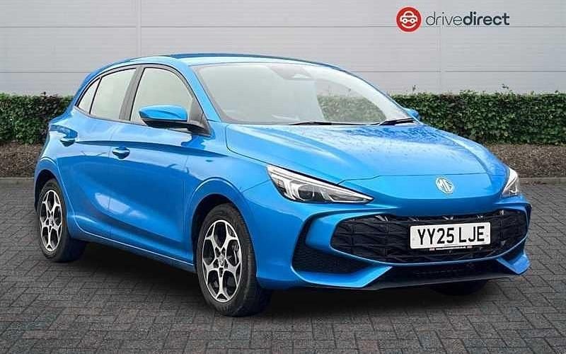 Metallic battersea blue Used 2025 MG MG3 SE Hatchback | £13,362 (Good price) - Image 1/4
