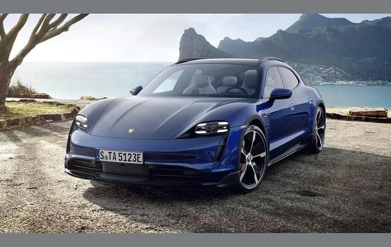 Blue Used 2023 Porsche Taycan Cross Turismo Sedan | £62,990 (A bit pricey) - Image 1/4