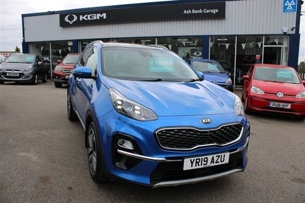 Blue Used 2019 Kia Sportage 4 SUV | £16,495 (Fair price) - Image 1/1