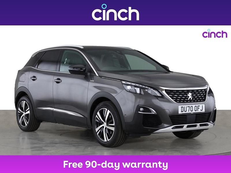 Grey Used 2020 Peugeot 3008 GT-line SUV | £14,499 (Fair price) - Image 1/3