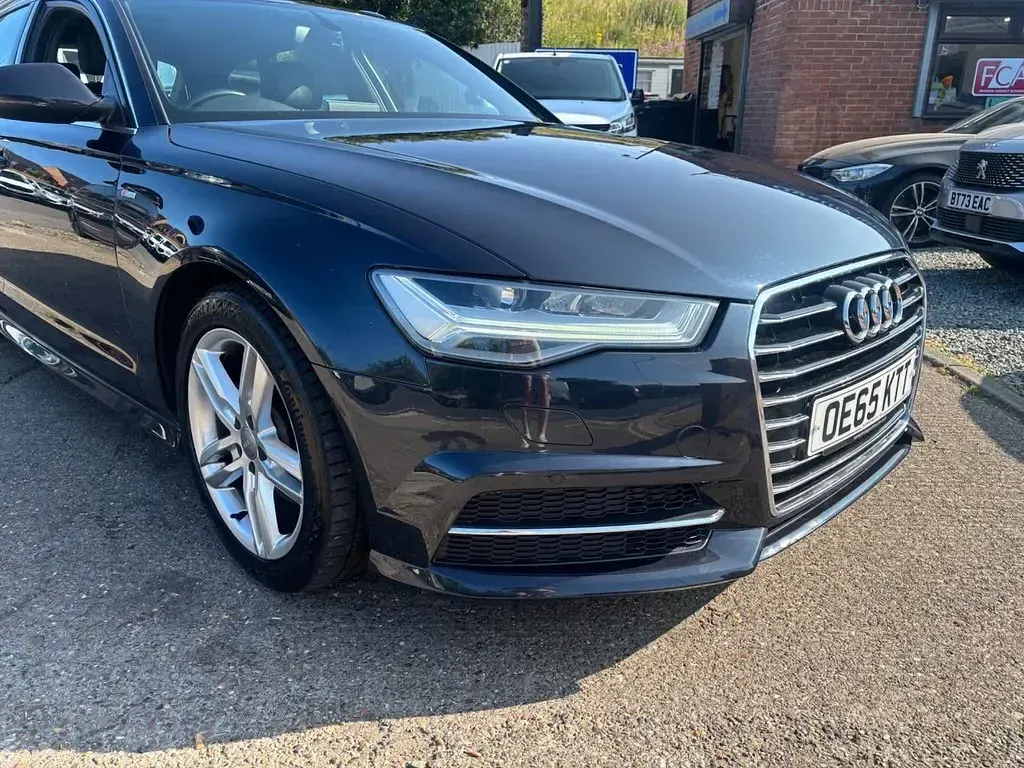 Used Audi A6 S-Line 190 HP (139 kW) 2015 Blue Estate