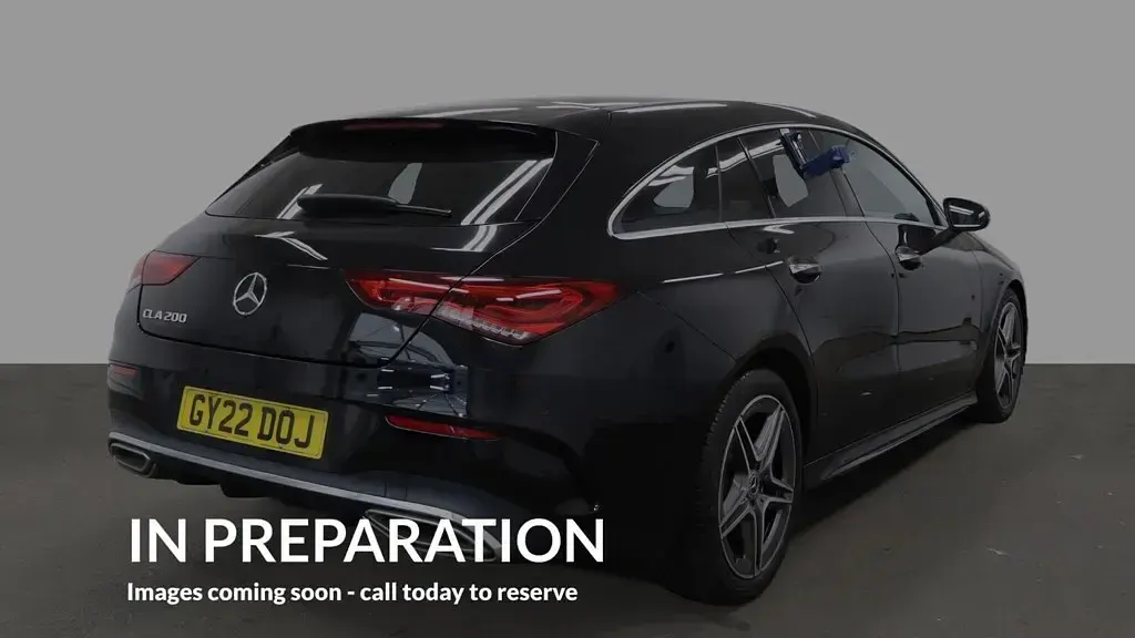 Used Mercedes CLA200 AMG Line Premium 163 HP (119 kW) 2022 Black Coupe