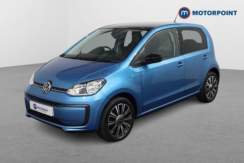 Used VW up! Black Edition 65 HP (47 kW) 2021 Blue Hatchback