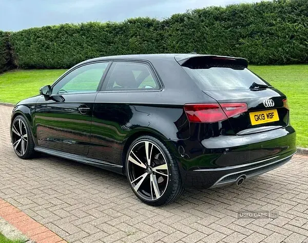 Used Audi A3 S-Line 2013 Black Hatchback