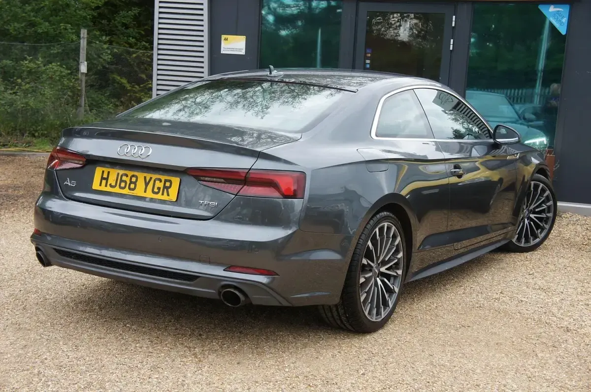 Used Audi A5 S-Line 190 HP (139 kW) 2018 Grey Coupe