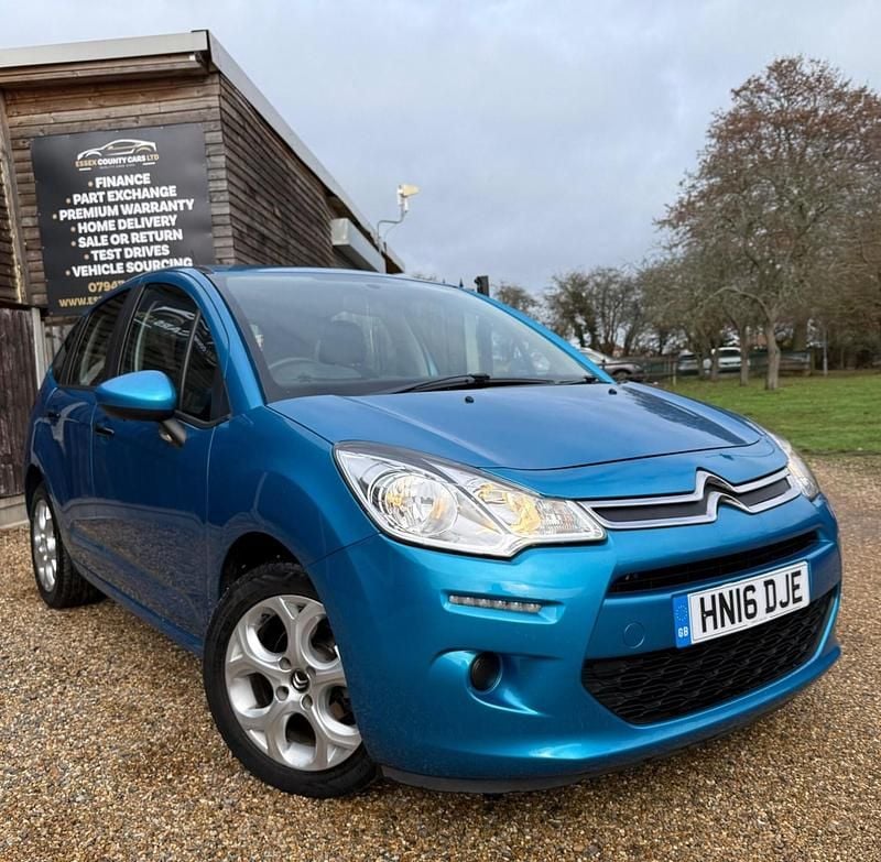 Blue Used 2016 Citroën C3 PureTech Hatchback | £5,395 (Super price) - Image 1/4