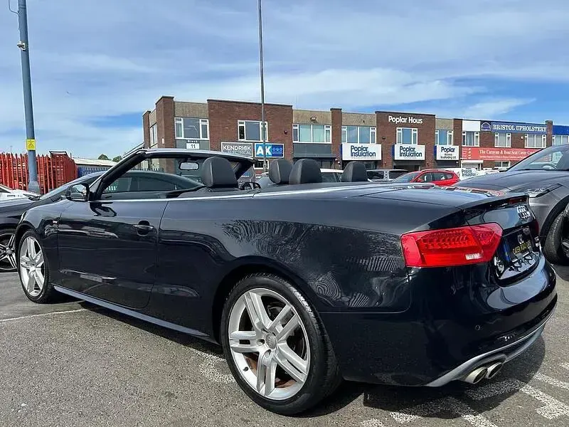 Used Audi A5 Cabriolet S-Line 2012 Black Cabriolet