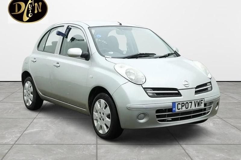 Begagnad Nissan Micra 88 HK (64 kW) 2007 Silver Halvkombi