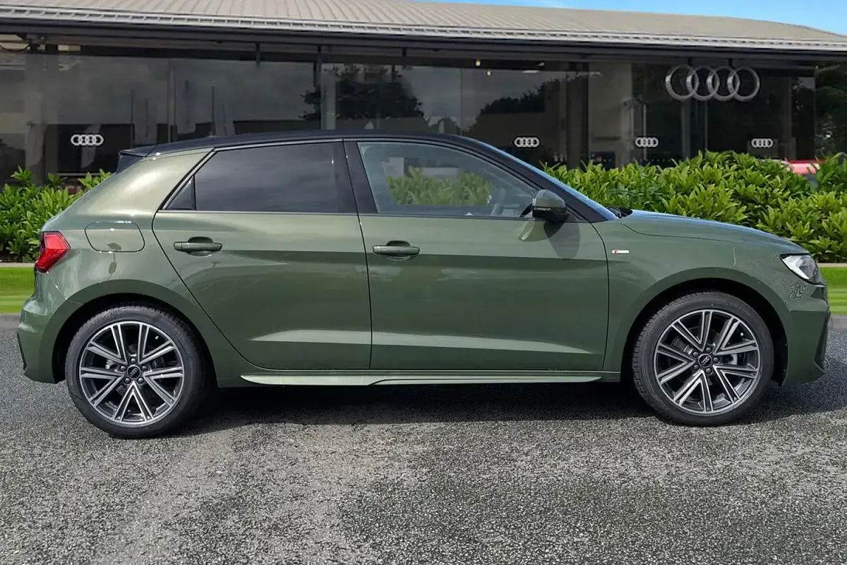New Audi A1 Sportback S-Line 2026 Green Hatchback