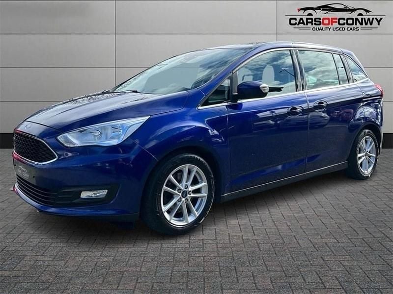 Used Ford Grand C-Max Zetec 120 HP (88 kW) 2018 Blue MPV