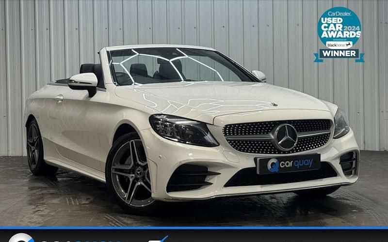 Used Mercedes C200 AMG Line Premium 184 HP (135 kW) 2019 White Cabriolet