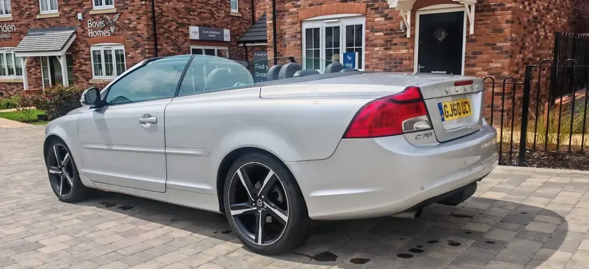 Used Volvo C70 SE Lux 177 HP (130 kW) 2011 Silver Cabriolet