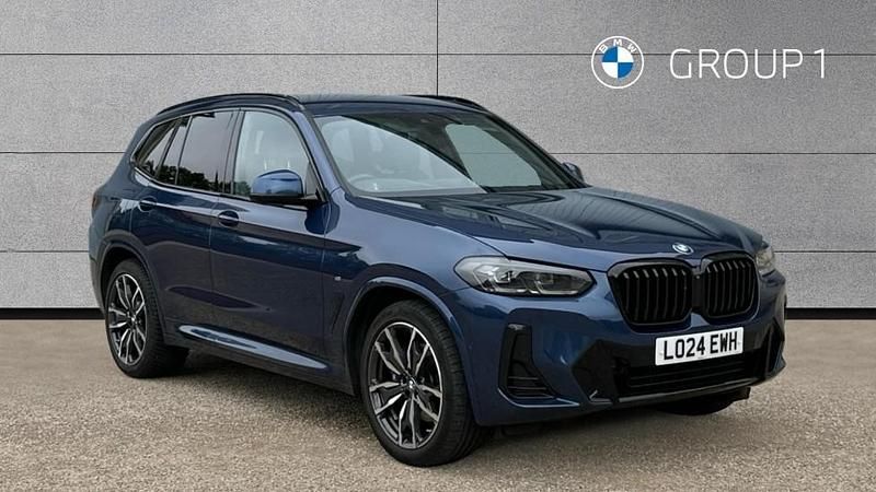 Blue Used 2024 BMW X3 M Sport SUV | £35,850 (Super price) - Image 1/4