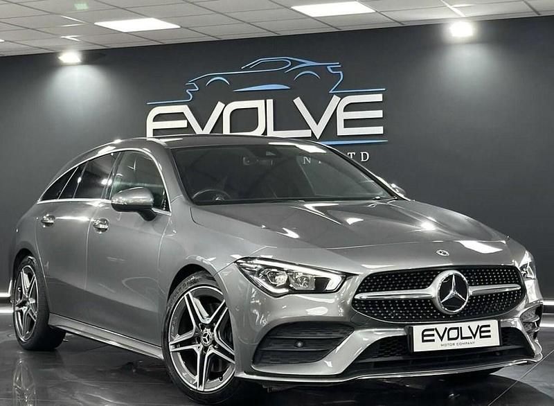 Grey Used 2020 Mercedes CLA200 Shooting Brake AMG line Estate | £20,695 (Fair price) - Image 1/4