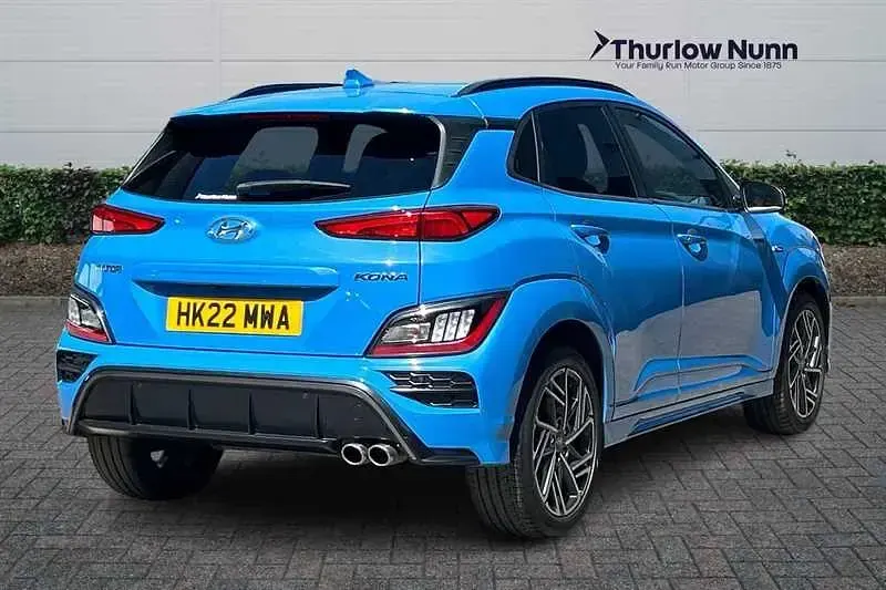 Used Hyundai Kona N Line 120 HP (88 kW) 2022 Blue SUV