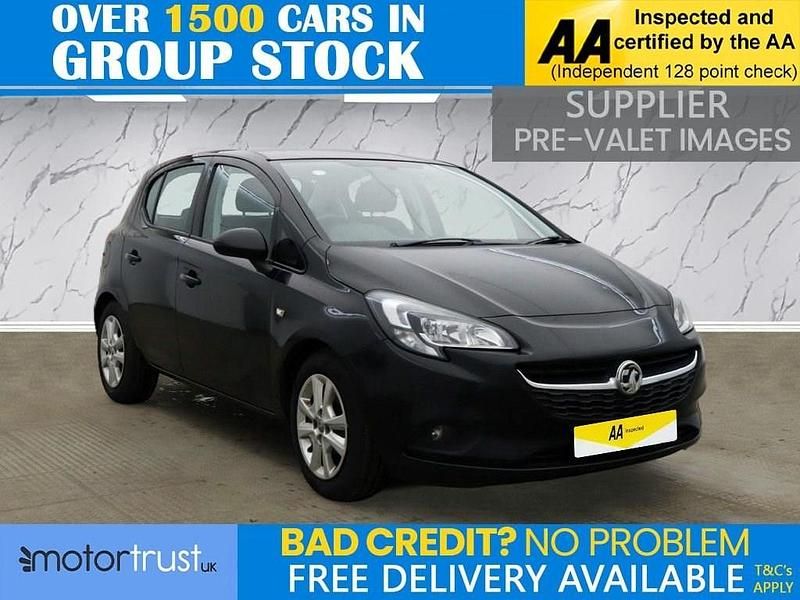 Used Vauxhall Corsa Design Edition 90 HP (66 kW) 2018 Black Hatchback