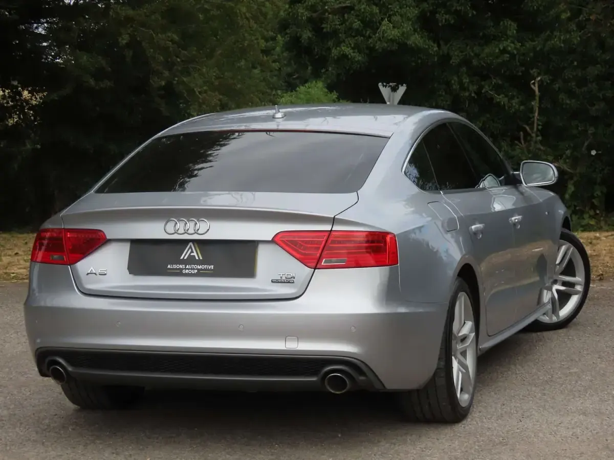 Used Audi A5 S-Line 245 HP (180 kW) 2014 Silver Coupe