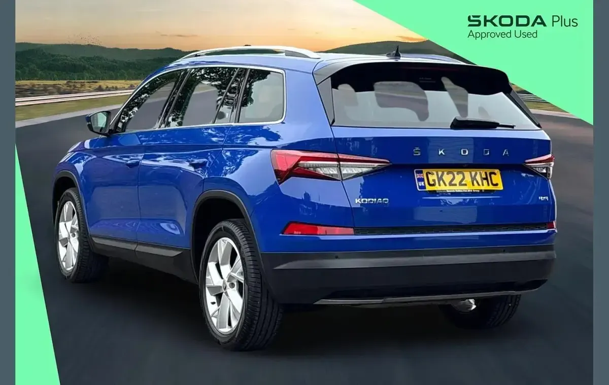 Used Skoda Kodiaq SE L 187 HP (137 kW) 2022 Energy blue SUV