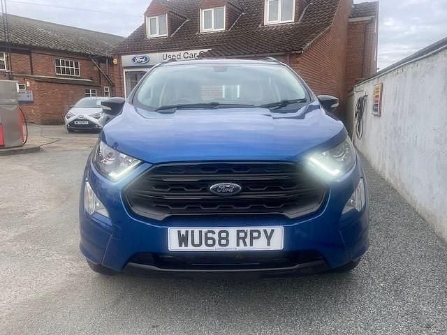 Used Ford Ecosport ST-Line 125 HP (91 kW) 2018 Blue SUV