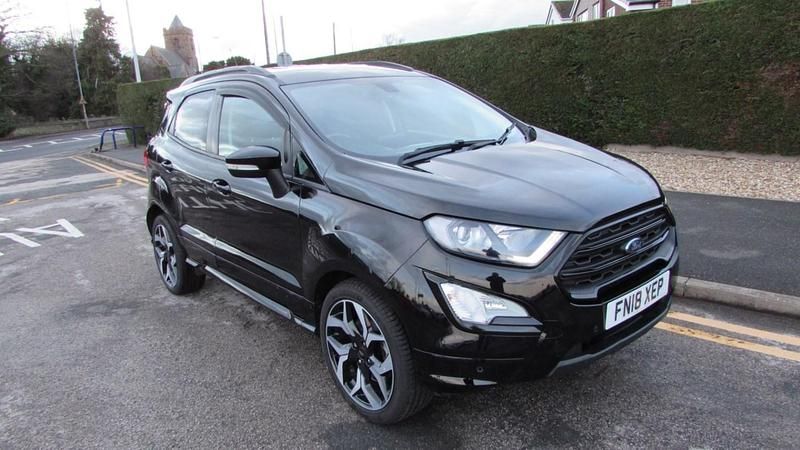 Black Used 2018 Ford Ecosport ST-Line SUV | £6,995 (Super price) - Image 1/4