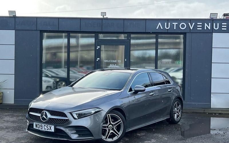 Used Mercedes A180 AMG Line Premium Plus 136 HP (100 kW) 2019 Grey Hatchback