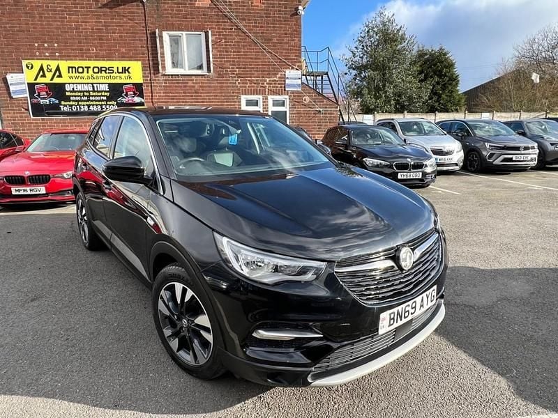 Used Vauxhall Grandland X Sport 177 HP (130 kW) 2019 Black SUV