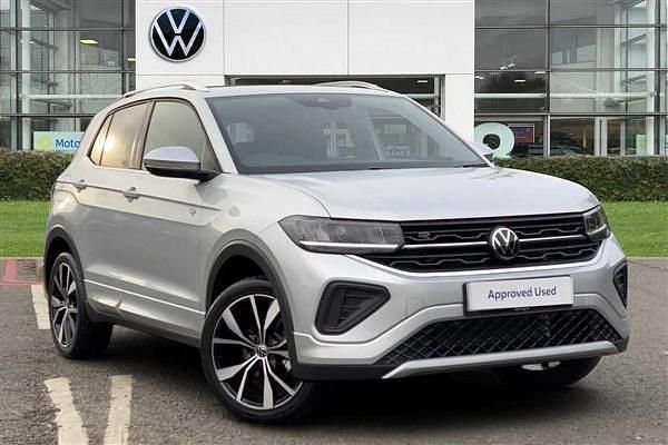 Silver New 2025 VW T-Cross R-line SUV | £24,990 (Fair price) - Image 1/4