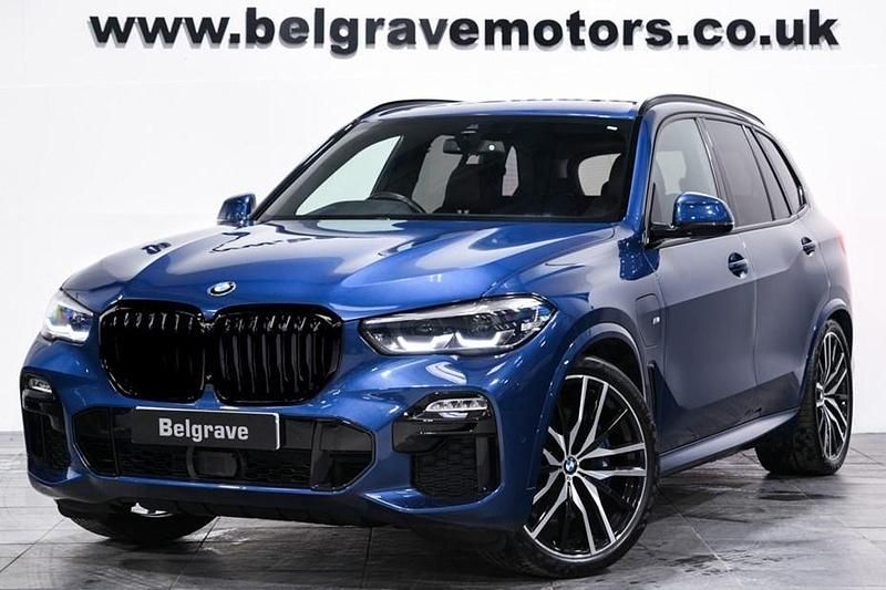 Blue Used 2021 BMW X5 M Sport SUV | £42,980 (Good price) - Image 1/1