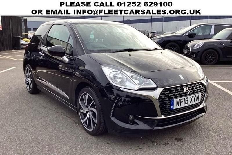Black Used 2018 DS Automobiles DS3 Connected Chic Hatchback | £5,995 (Fair price) - Image 1/1