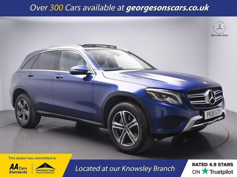 Blue Used 2018 Mercedes GLC250 Premium Plus SUV | £21,250 (Fair price) - Image 1/4